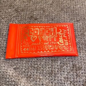 Coach Poppy soft-shell glasses case